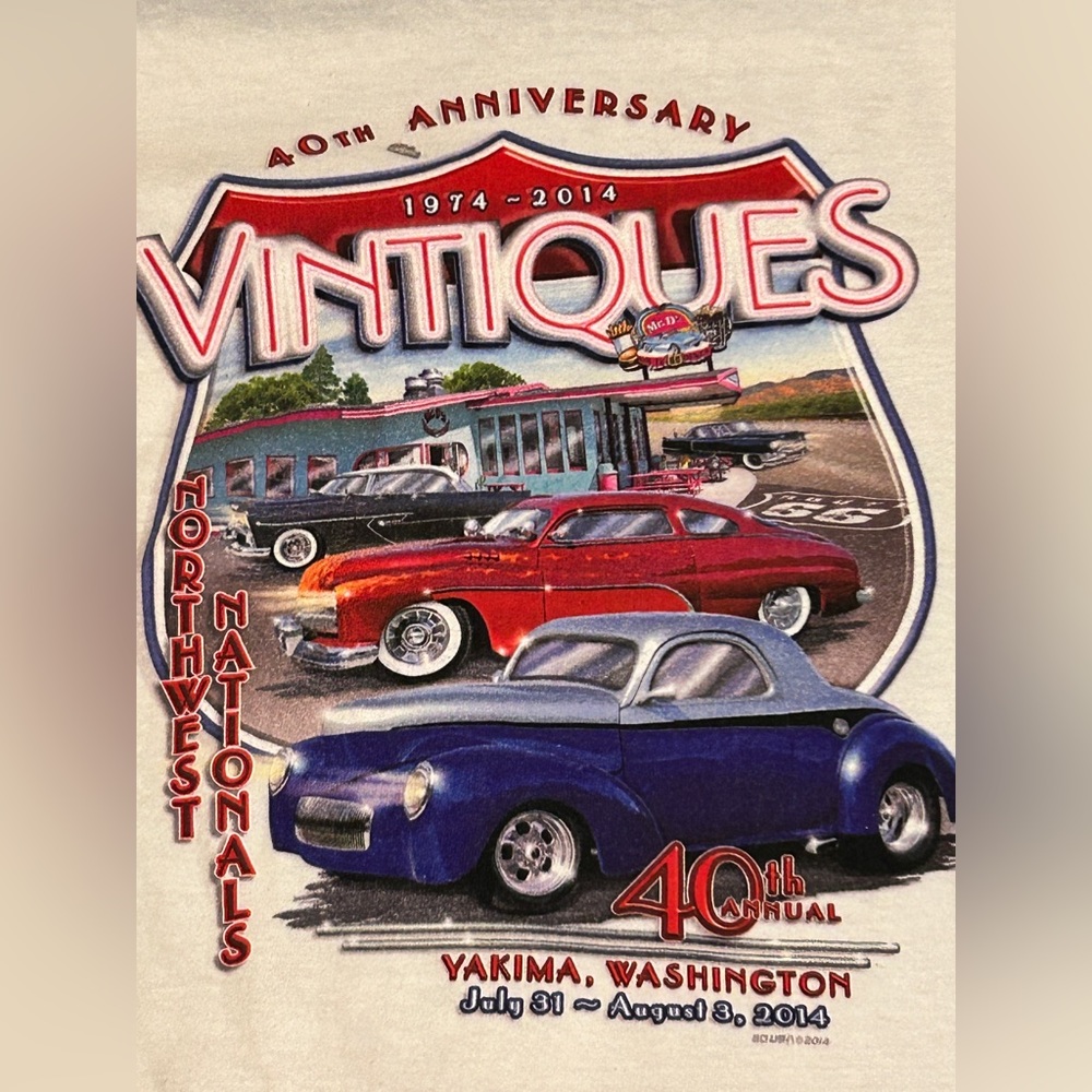 LG VINTAGE Car T-shirt